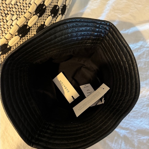 Aritzia Babaton Faux Leather Bucket Hat - Picture 3 of 7